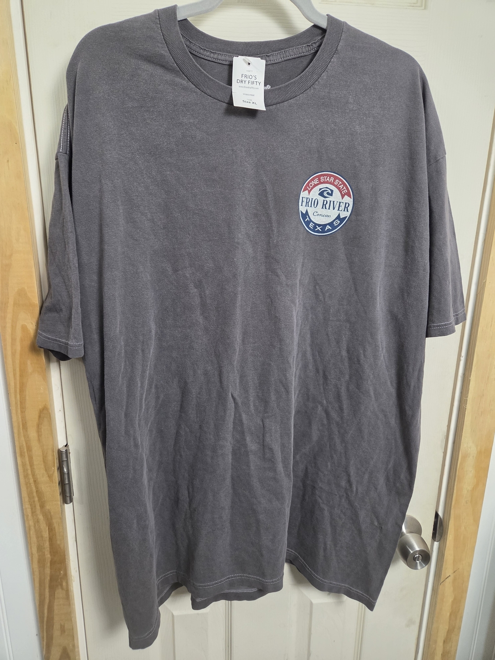 Frio River Texas Charcoal Short-Sleeve Logo Tee #0422